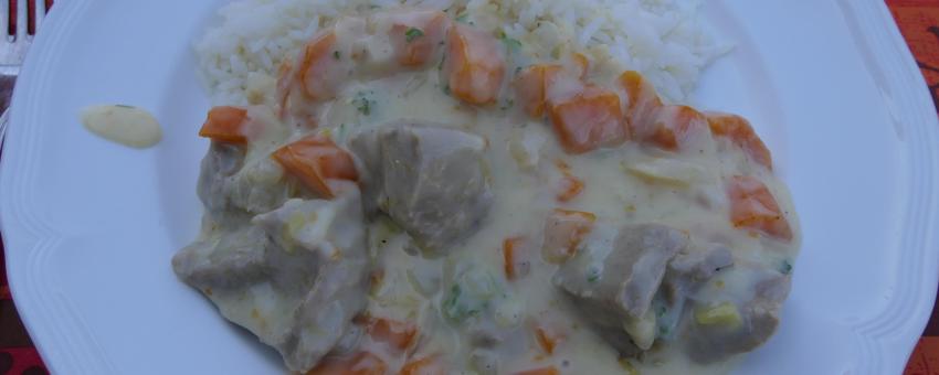 Blanquette de Veau - französisches Kalbfleischgericht