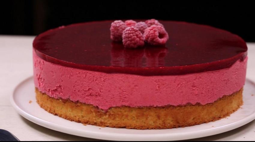 bavarois aux framboises