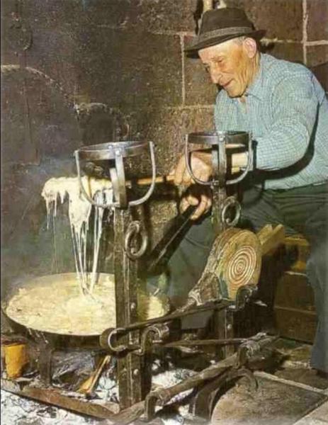 grandpa making truffade