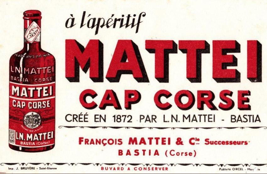 old ad for Cap Mattei