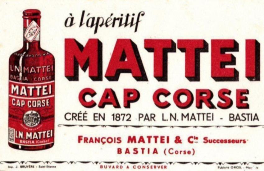 old ad for Cap Mattei