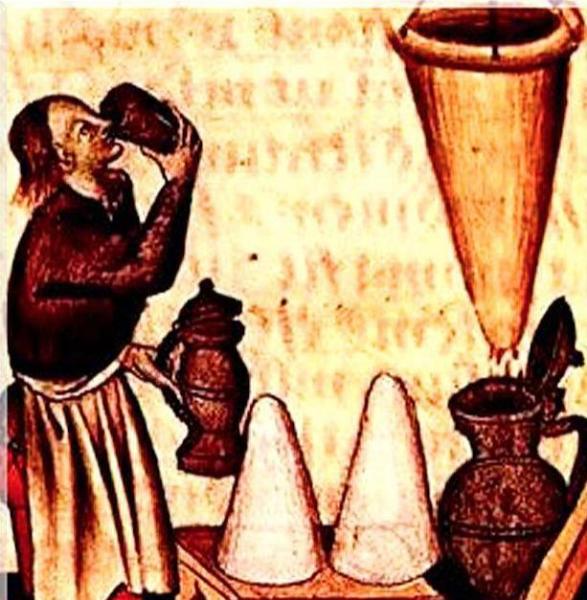 Making hypocras in the Middle Ages