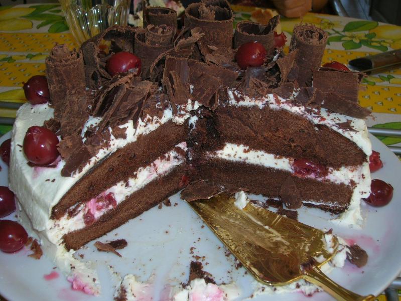Gâteau forêt noire
