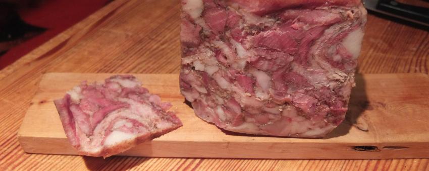 Head cheese from Kabelvåg, Norway (Erdahl kjøttforetning)