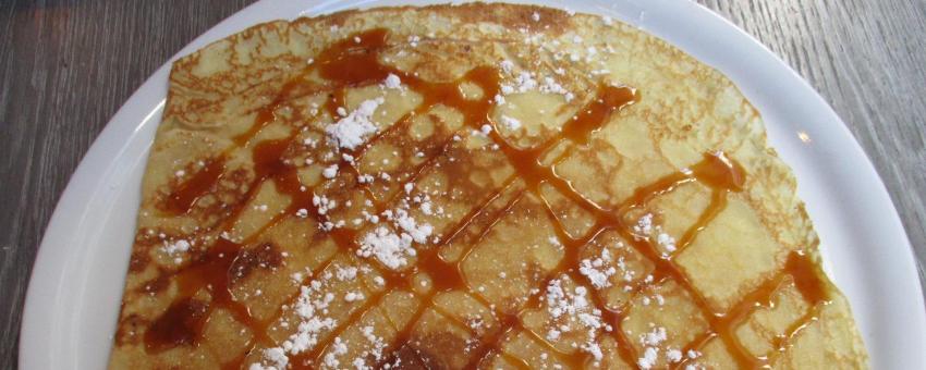 Crêpe bretonne au caramel au beurre salé