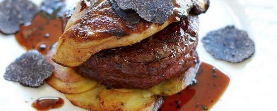 tournedos with banquière sauce