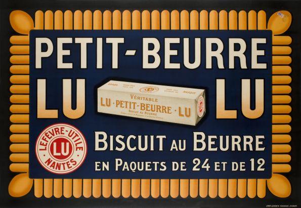 Advertisement Petit-Beurre LU Biscuit au beurre