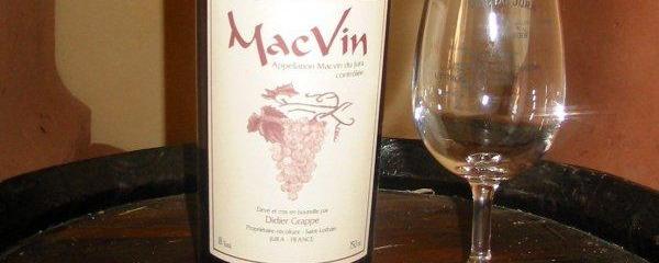 Macvin du Jura, a vin de liqueur/mistelle from Jura