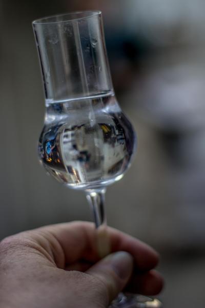 Nosing Glass with Eau de Vie.