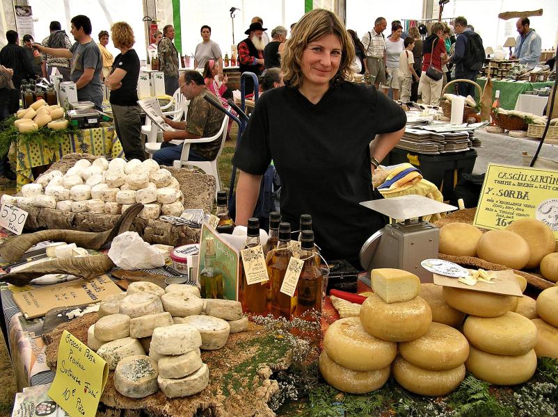 Venaco - Foire du fromage 2005 - Stand sartenais