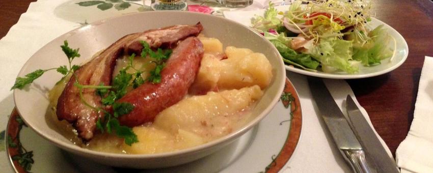 Typical plate in Ardennes country