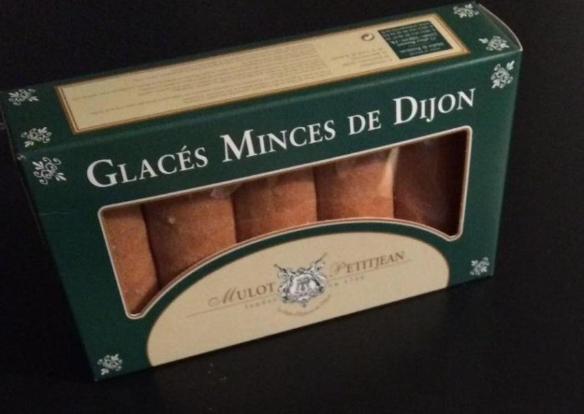 Glacé mince de Dijon (spécialité dijonnaise)
