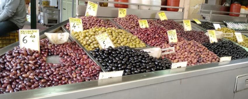olives in Thessaloniki