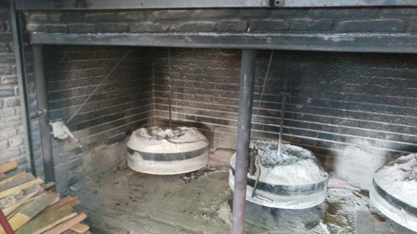 The Gastra ‘oven’ at the Gastra restaurant, Ioannina