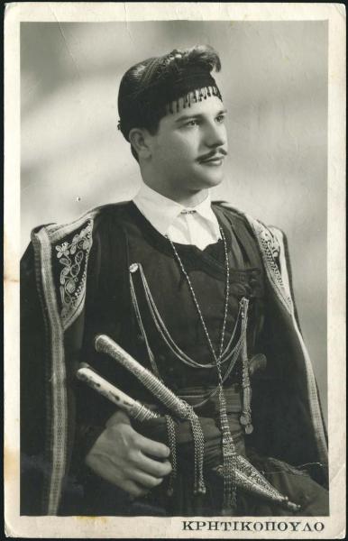 Cretan Greek man. Crete, Greece.