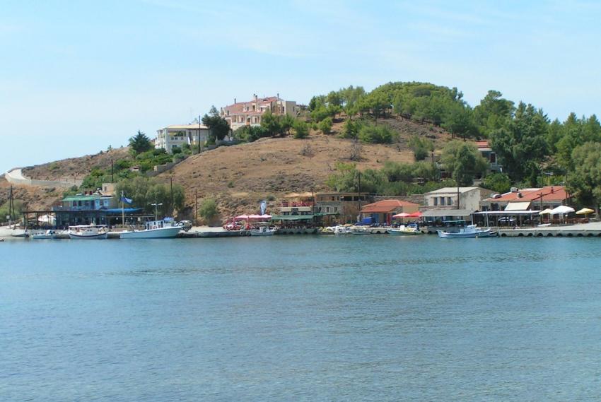 View of Limia, the port of Volissos