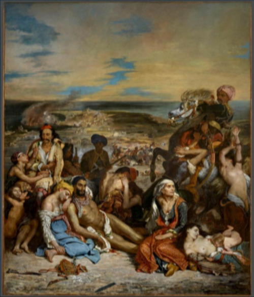 Massacre at Chios by Delacrois