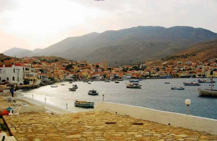 Halki harbour, Greece