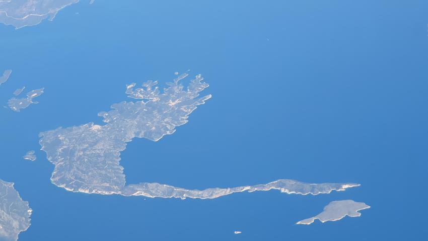 Greece - Ionian smaller islands - Meganisi and Kithros - Aerial View (Feb 2021)