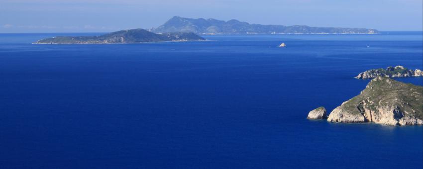 The Ionic Islands Mathraki and Othoni.