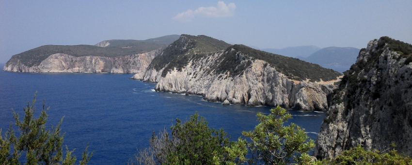 Lefkada - southern tip on Cape Doukato