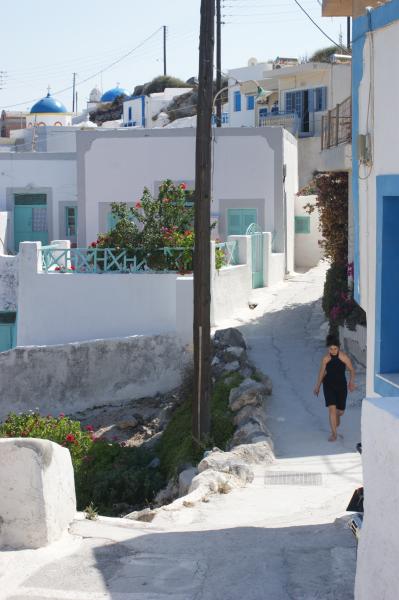 Main alley of Thirasia – Θηρασία