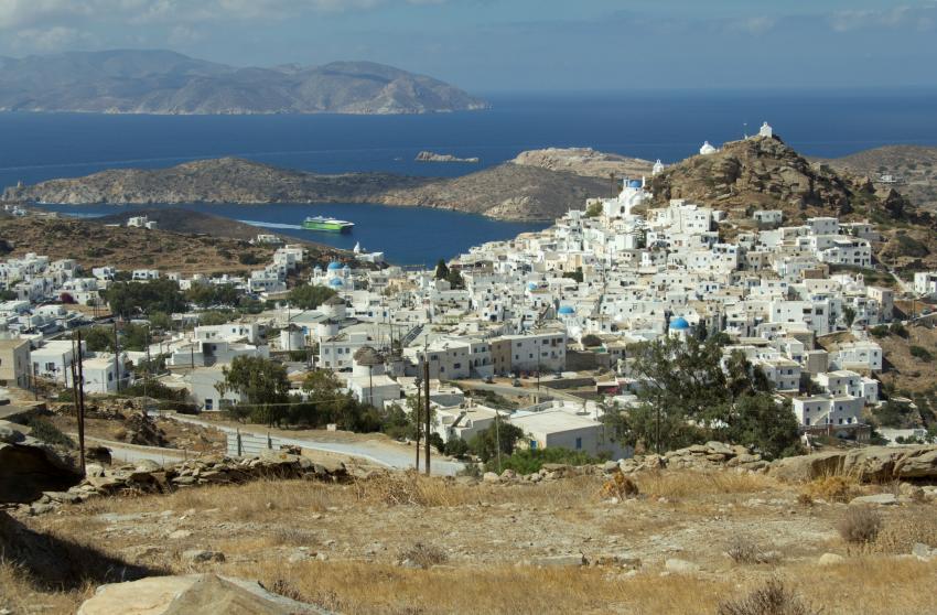 Chora of Ios. (View from New theatre.)