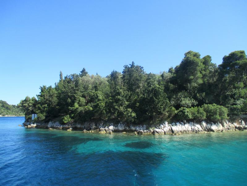 Skorpios island, Ionian Islands, Greece.