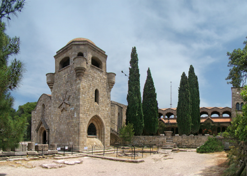 Monastery of Filerimos, Rhodes, Greece.