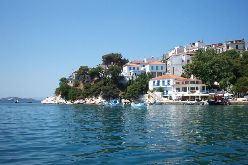 Skiathos harbour