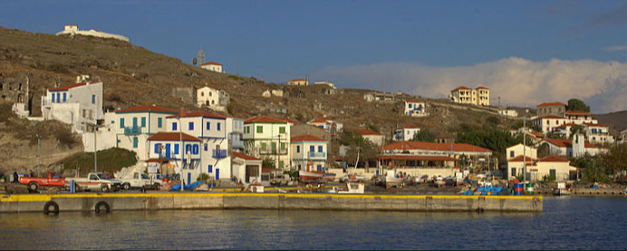 View on the village Agios Efstratios.