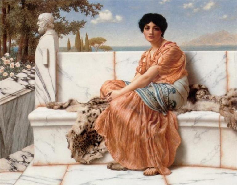 Painting of Sappho
