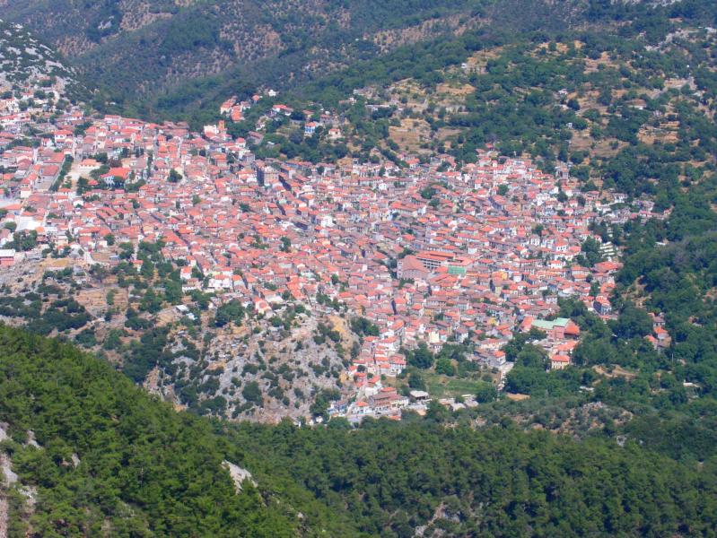 Agiassos vanaf de olympos