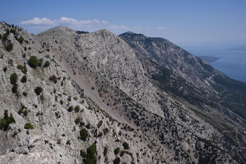 Kantili mountain, Evia island, Greece.