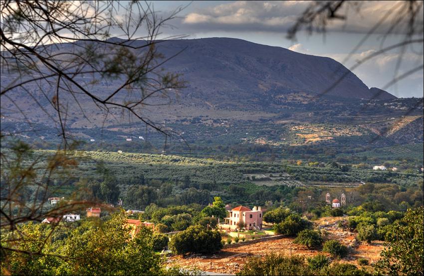 valley and mountain view