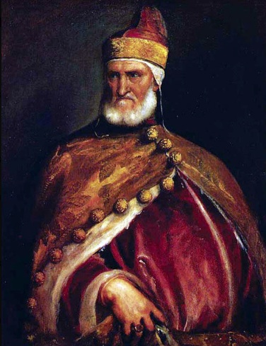Andrea Gritti, the eel eating Doge, by Titian. Andrea Gritti, the eel eating Doge, by Titian.