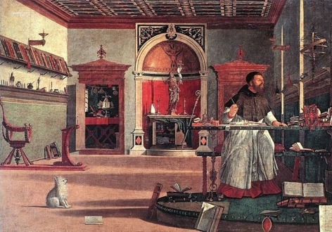 Vision of St Augustin (1502) by Vittore Carpaccio