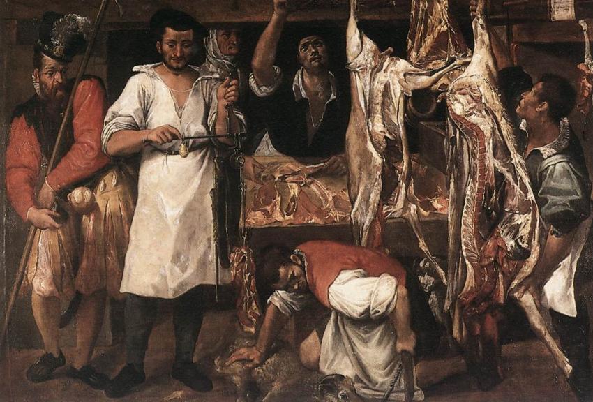 Grande macelleria, by Annibale Carracci