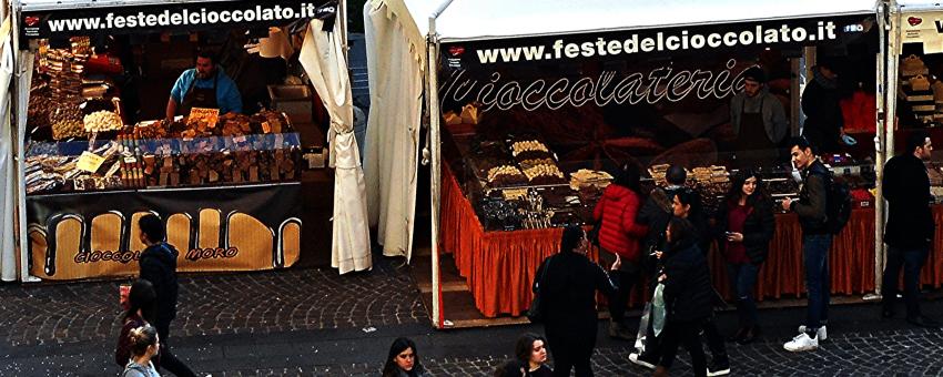 Chocolate festival at Piazza Carità in Naples, up to February 14, 2017