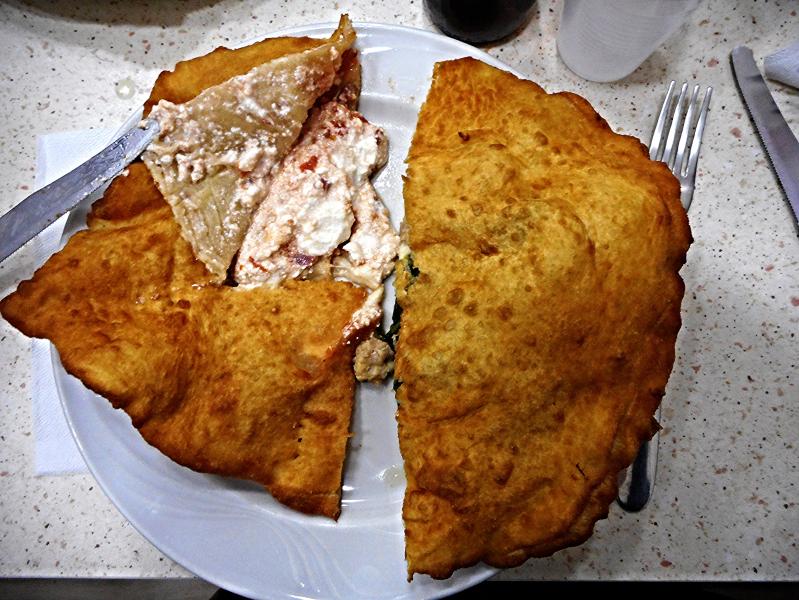Fried Pizza at "Antica Pizzeria d'e' Figliole / from 1860" in Naples