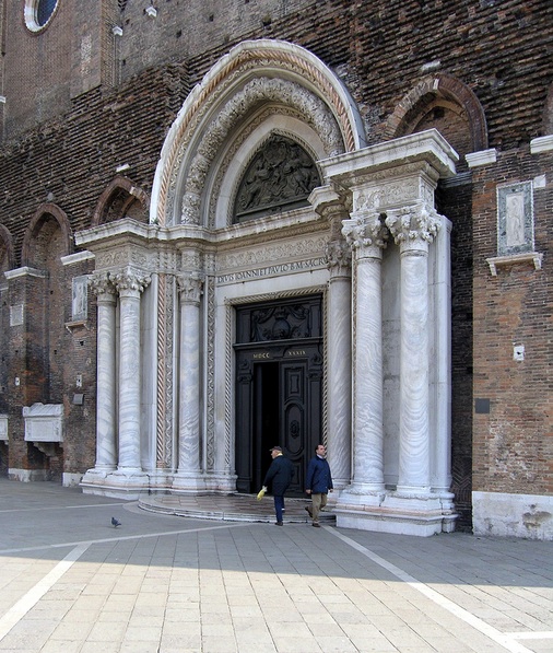 Entrance to SS Giovanne e Paolo