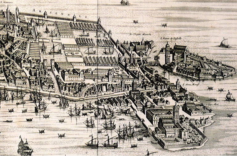 Arsenale in Venice by Joan Blaeu, 1724 Arsenale in Venice by Joan Blaeu, 1724
