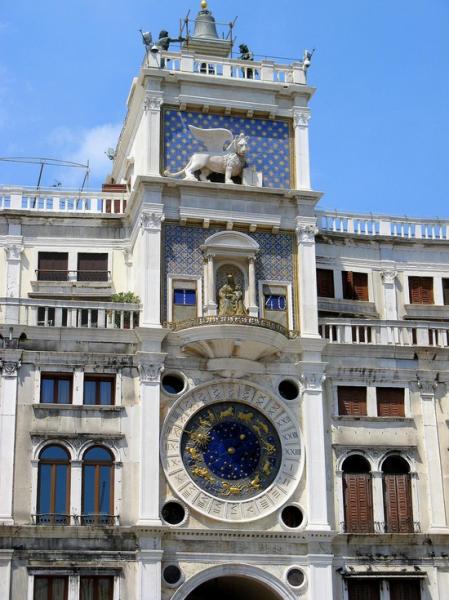 View of the Torre dell'Orologio View of the Torre dell'Orologio
