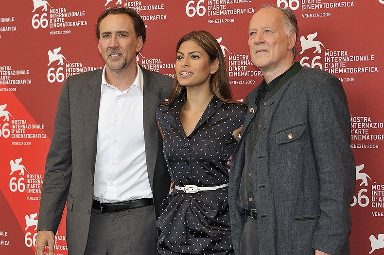 Cage Mendes and Herzog at the Venice Film Festival