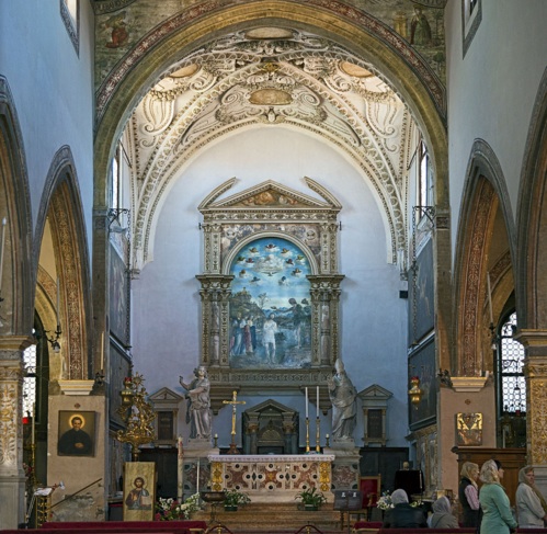 Interior of San Giovanni in Brágora Interior of San Giovanni in Brágora