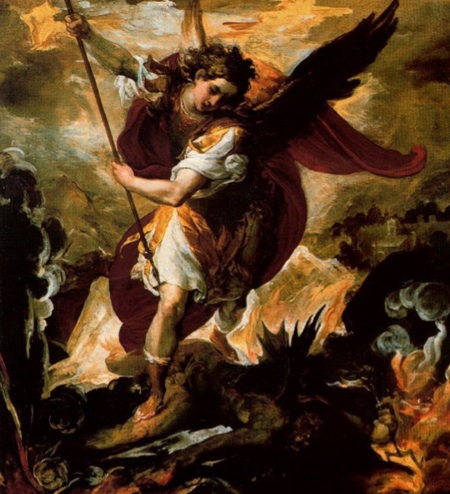 St Michael defeating Lucifer, by Maffei St Michael defeating Lucifer, by Maffei