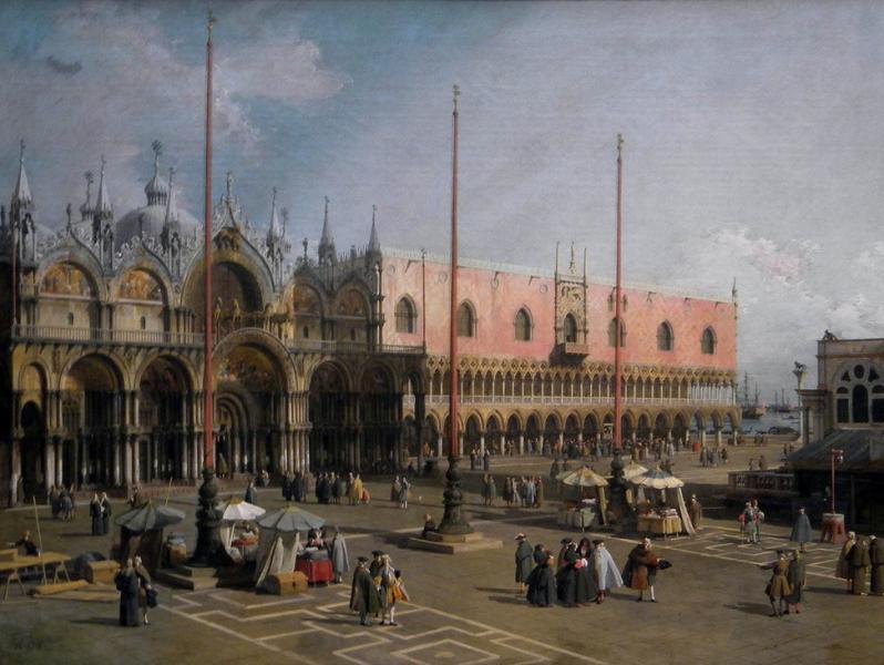 St Mark's Square by Canaletto