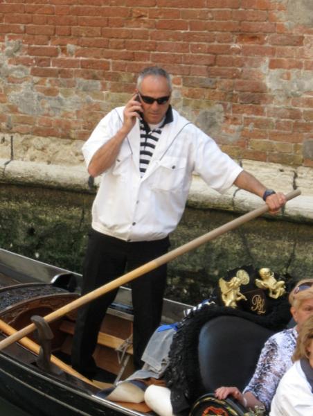 The modern gondolier The modern gondolier