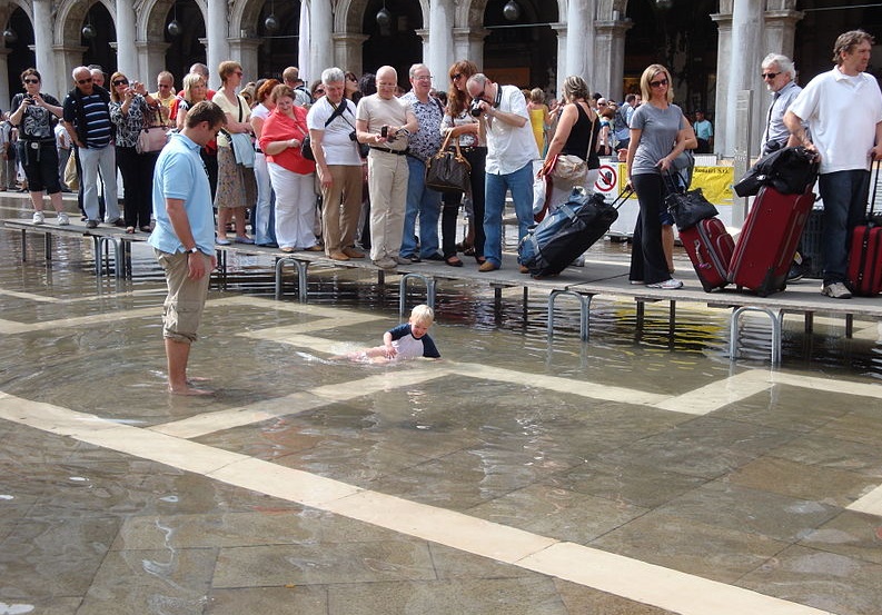 Acqua Alta in St Mark's Square Acqua Alta in St Mark's Square