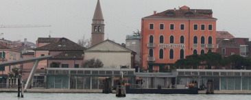 S. Maria Elisabetta behind its vaporetto stop S. Maria Elisabetta behind its vaporetto stop